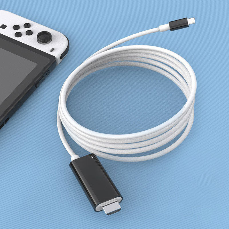 VoltLink™ USB-C til HDMI Adapterkabel med Opladning | Til Nintendo Switch, Mobil & Tablet