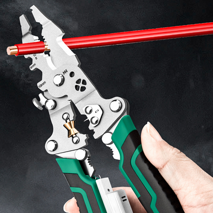 VaraLiving™ 5-i-1 Multitool Elektrikertang – Mål Spænding, Klip og Afisolér Effektivt