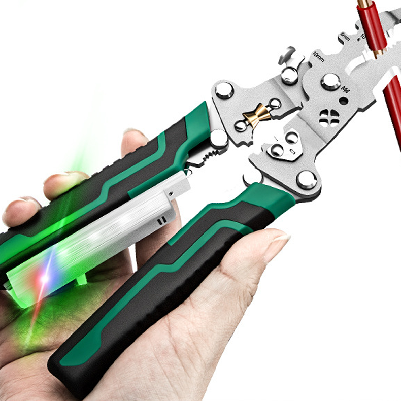 VaraLiving™ 5-i-1 Multitool Elektrikertang – Mål Spænding, Klip og Afisolér Effektivt