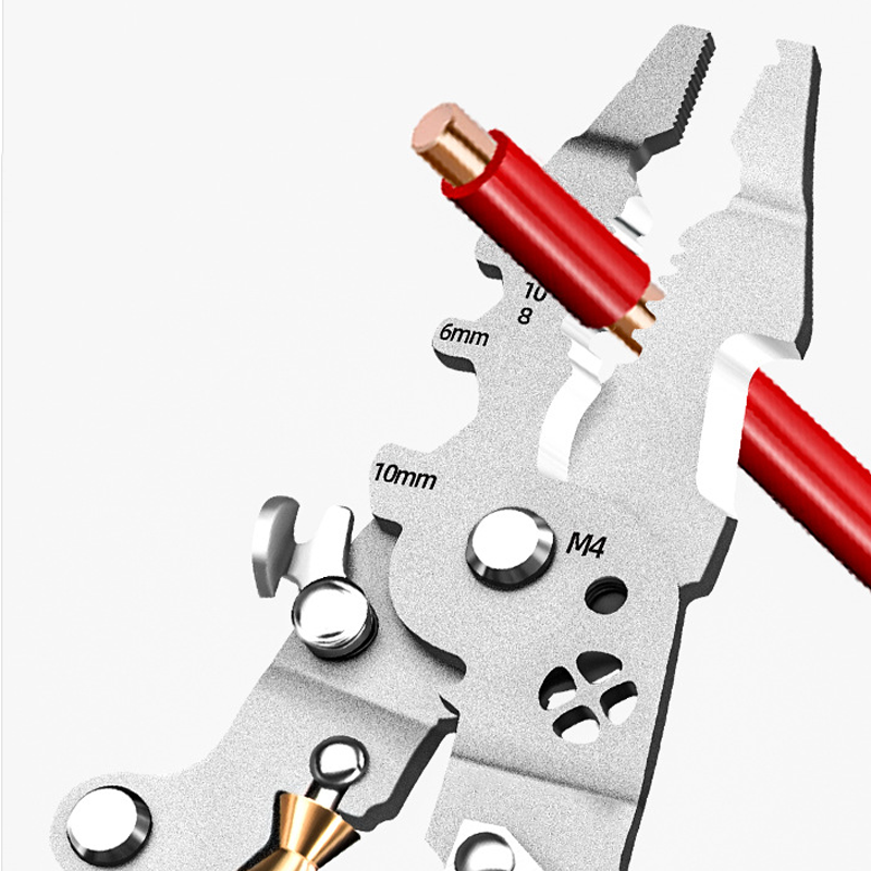 VaraLiving™ 5-i-1 Multitool Elektrikertang – Mål Spænding, Klip og Afisolér Effektivt