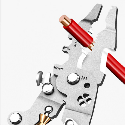 VaraLiving™ 5-i-1 Multitool Elektrikertang – Mål Spænding, Klip og Afisolér Effektivt