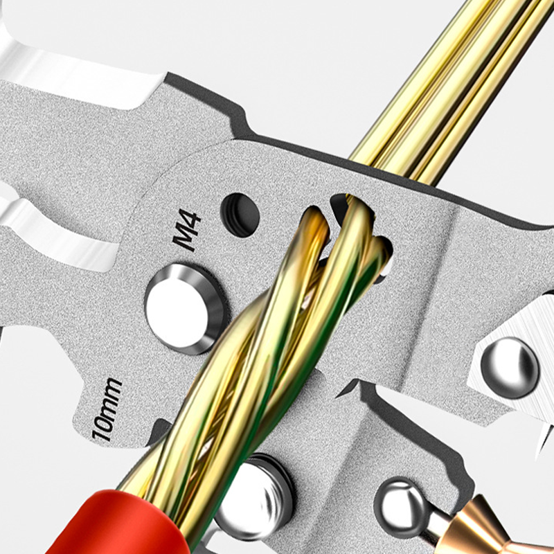 VaraLiving™ 5-i-1 Multitool Elektrikertang – Mål Spænding, Klip og Afisolér Effektivt