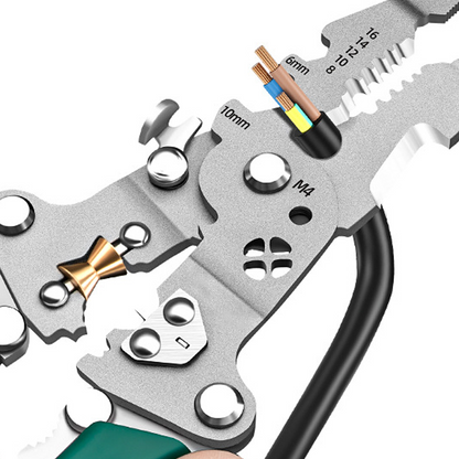 VaraLiving™ 5-i-1 Multitool Elektrikertang – Mål Spænding, Klip og Afisolér Effektivt
