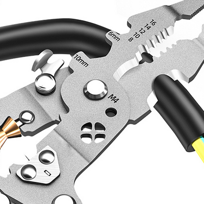 VaraLiving™ 5-i-1 Multitool Elektrikertang – Mål Spænding, Klip og Afisolér Effektivt