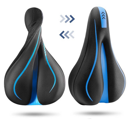 NovaPulse™ Ergonomisk Silikone Cykelsadel Betræk | Blødt & Stødabsorberende