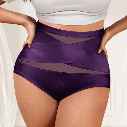 LuxeModa™ Plus Size Højtaljede Formende Trusser (3-pak) | Sømløs Maveformer