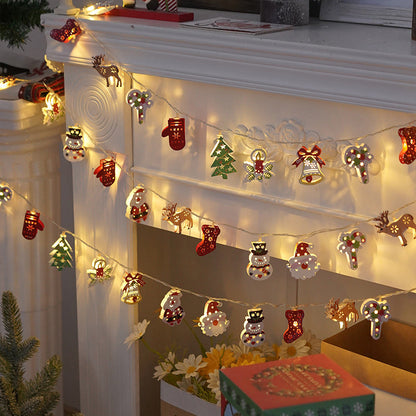 OmniLiving™ Jule LED Lyskæde med Figurer | Hyggelig Julestemning