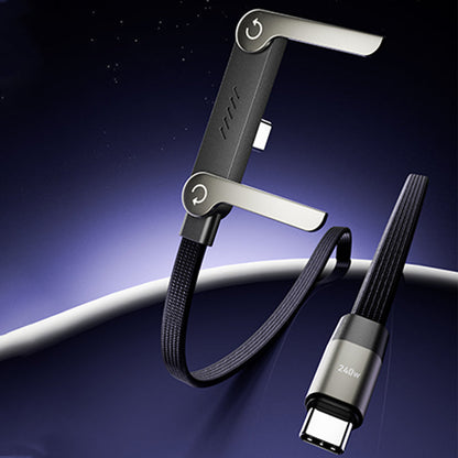 FISHING™ Multifunktionelt Opladningskabel med Justerbar Mobilholder | Hurtigopladning