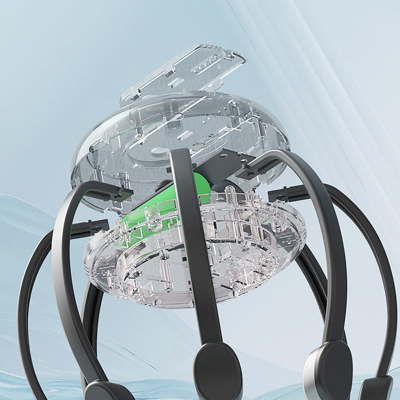 SilkEase™ Smart Blæksprutte Hovedmassager | 8 Massagehoveder & 4 Tilstande til Dyb Afslapning