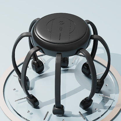 SilkEase™ Smart Blæksprutte Hovedmassager | 8 Massagehoveder & 4 Tilstande til Dyb Afslapning