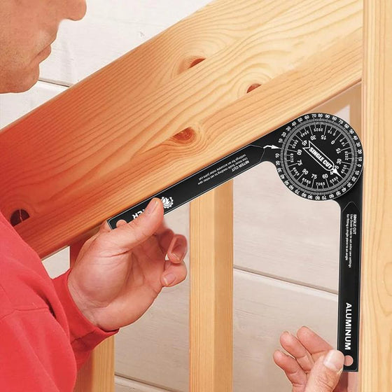 ProShield™ Præcisions Vinkelmåler | Digital Vinkelmåler & Lineal til Træarbejde & DIY