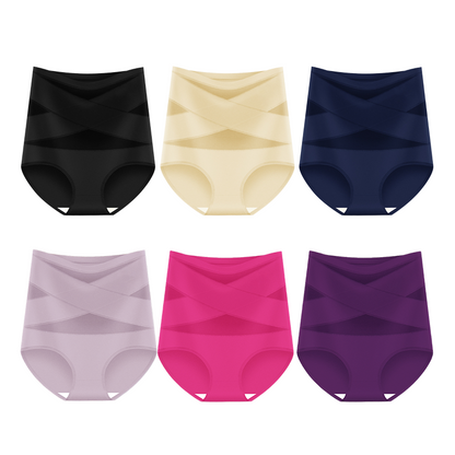 LuxeModa™ Plus Size Højtaljede Formende Trusser (3-pak) | Sømløs Maveformer