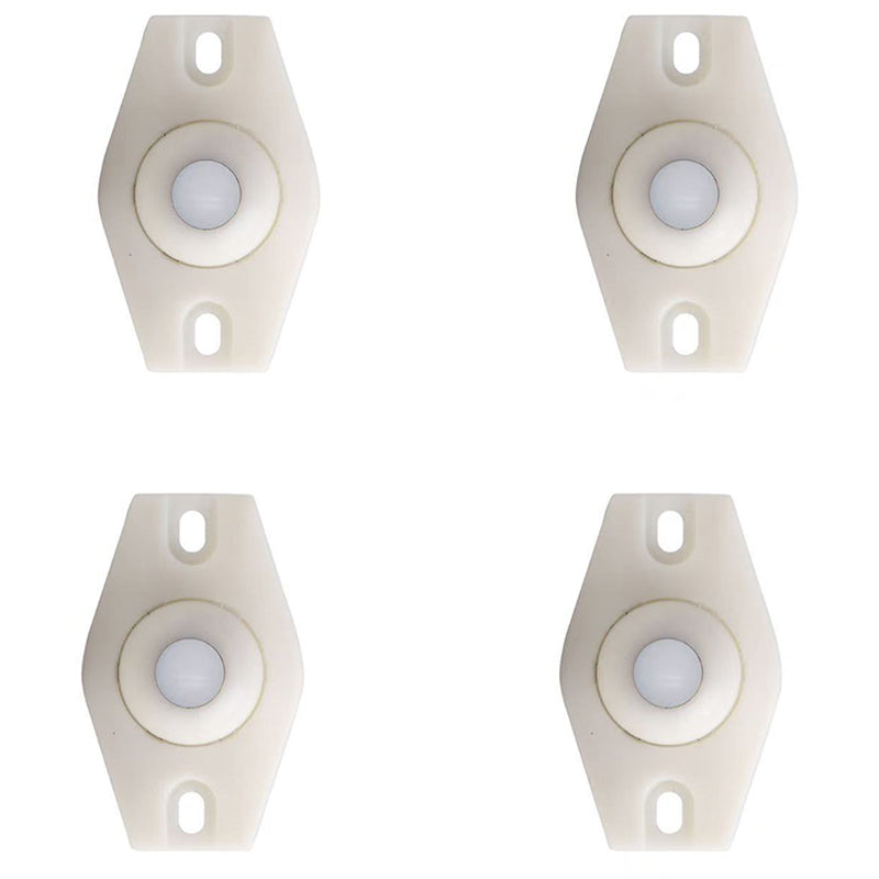 GlideEase™ 360° Drejelige Hjul med Tape | Nem Montering til Møbler & Opbevaring