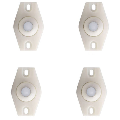 GlideEase™ 360° Drejelige Hjul med Tape | Nem Montering til Møbler & Opbevaring
