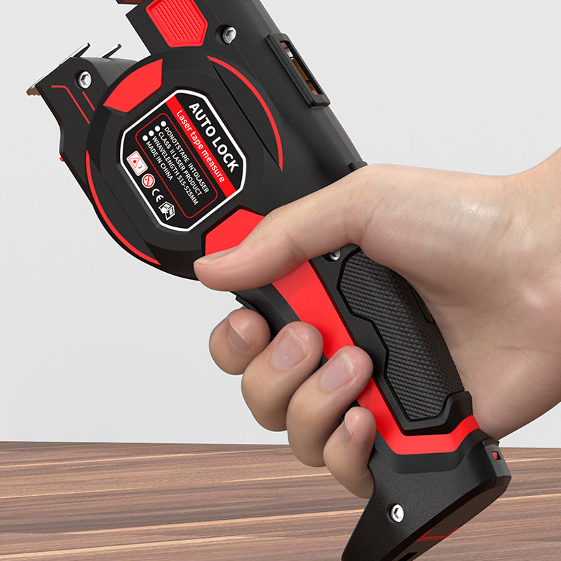 ApexGauge™ 2-i-1 Laser-Målebånd | Digital Afstandsmåler med Lasersigte