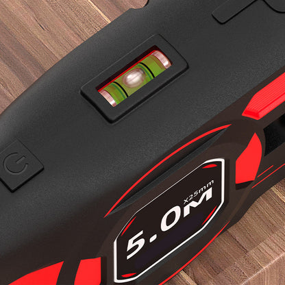 ApexGauge™ 2-i-1 Laser-Målebånd | Digital Afstandsmåler med Lasersigte