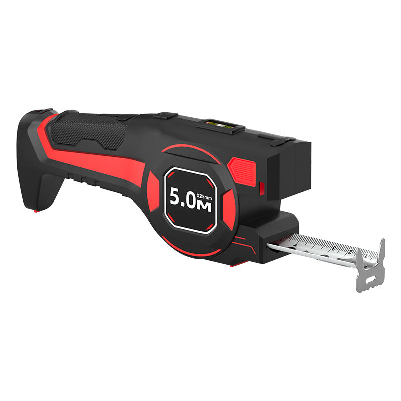 ApexGauge™ 2-i-1 Laser-Målebånd | Digital Afstandsmåler med Lasersigte