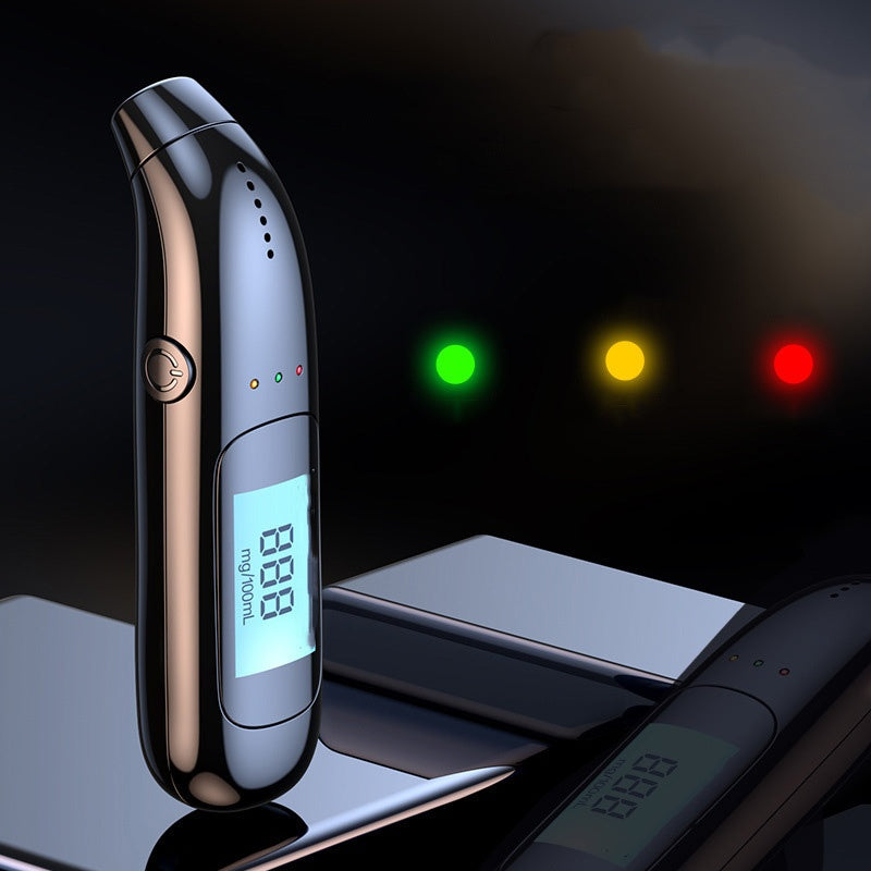 DriveSafe™ USB-Genopladeligt Digitalt Alkometer med LCD-Skærm
