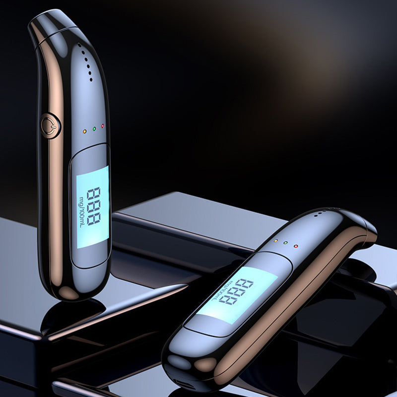 DriveSafe™ USB-Genopladeligt Digitalt Alkometer med LCD-Skærm