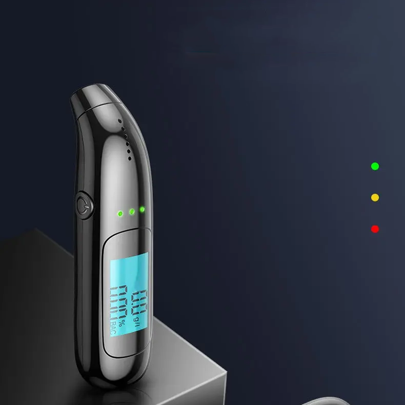 DriveSafe™ USB-Genopladeligt Digitalt Alkometer med LCD-Skærm