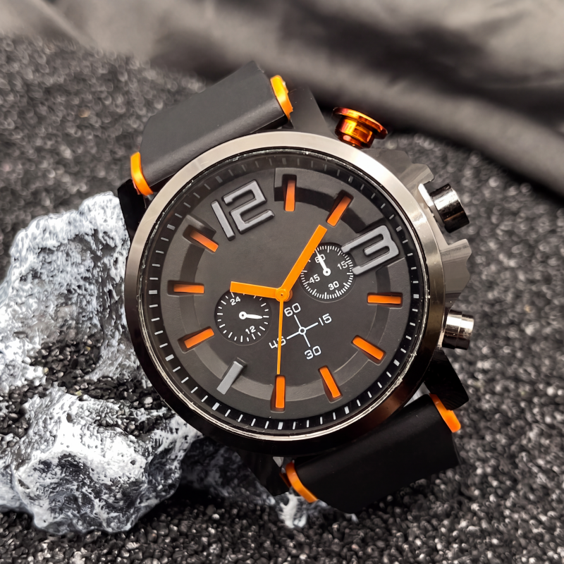 ChronosEase™ Stilfuldt Herre Quartz-Uhr | Elegant Herreur til Hverdag & Business
