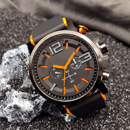 ChronosEase™ Stilfuldt Herre Quartz-Uhr | Elegant Herreur til Hverdag & Business