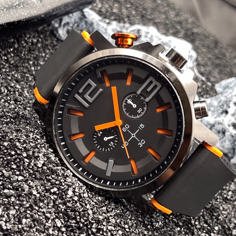 ChronosEase™ Stilfuldt Herre Quartz-Uhr | Elegant Herreur til Hverdag & Business