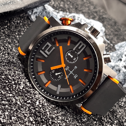 ChronosEase™ Stilfuldt Herre Quartz-Uhr | Elegant Herreur til Hverdag & Business