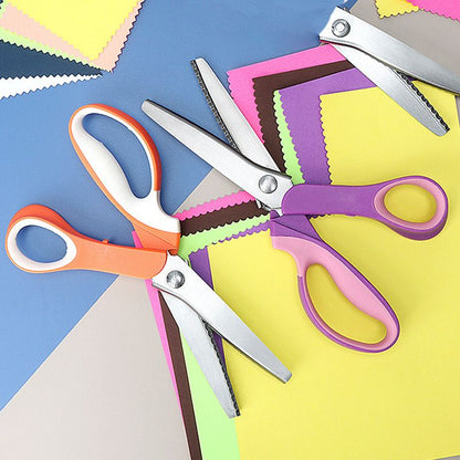 SilkEase™ Multifunktionel Zackensaks | Takket Stofsaks til Syning, Patchwork & Læder