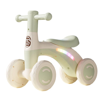 OmniLiving™ 4-Hjulet Balancecykel til Børn | Med Musik & LED-Lys