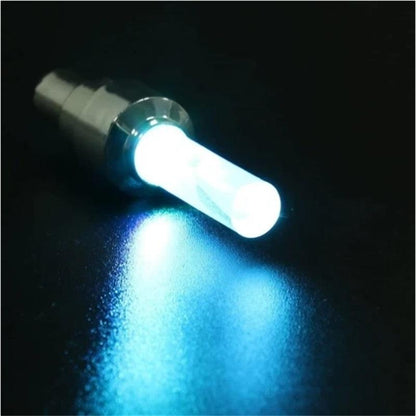 OmniLiving™ LED Dæklys til Bil & Cykel | Vandtæt Ventil Lys med Bevægelsessensor