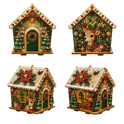 OmniLiving™ 3D DIY Perlemaleri til Jul | Funklende Diamantkunst & Juledekoration