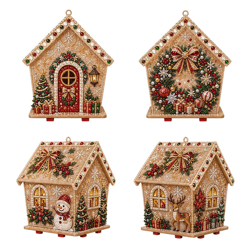 OmniLiving™ 3D DIY Perlemaleri til Jul | Funklende Diamantkunst & Juledekoration