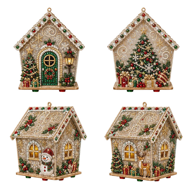 OmniLiving™ 3D DIY Perlemaleri til Jul | Funklende Diamantkunst & Juledekoration