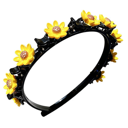 OmniLiving™ Tegneserie Hårbøjle med Flette-Clips til Piger | 13 Søde Designs