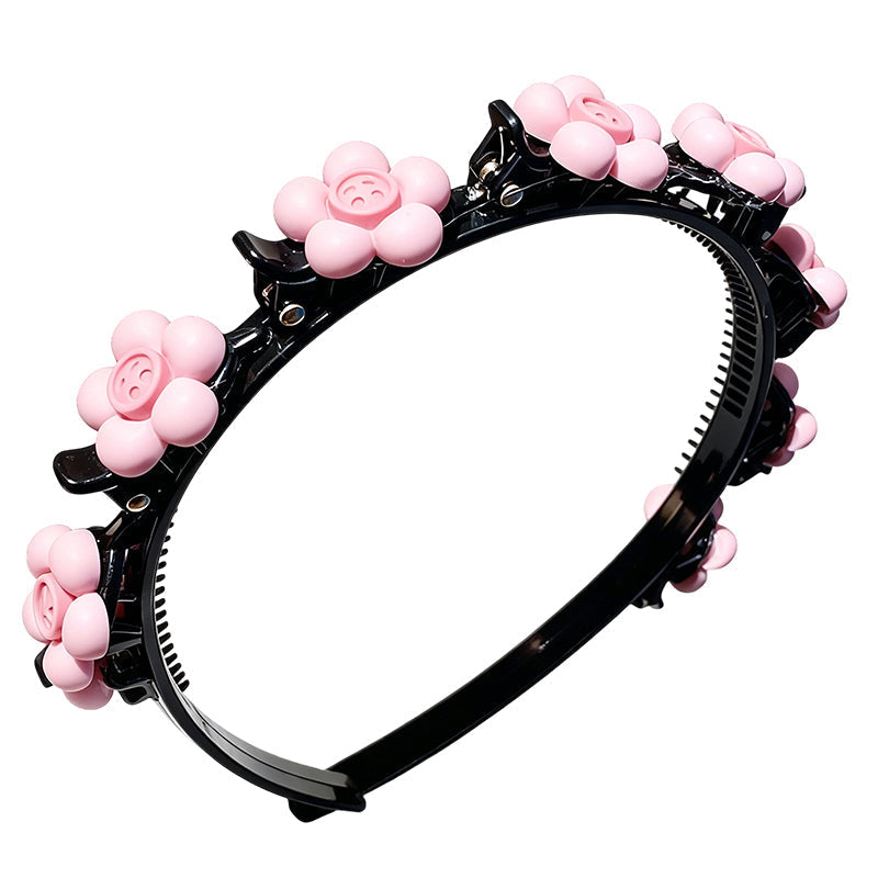 OmniLiving™ Tegneserie Hårbøjle med Flette-Clips til Piger | 13 Søde Designs