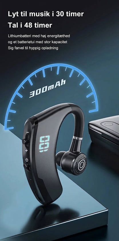 VaraTech™ Trådløse Ear-Hook Bluetooth Hovedtelefoner med LED Digital Display – Ergonomiske Sportshovedtelefoner med Lang Batterilevetid