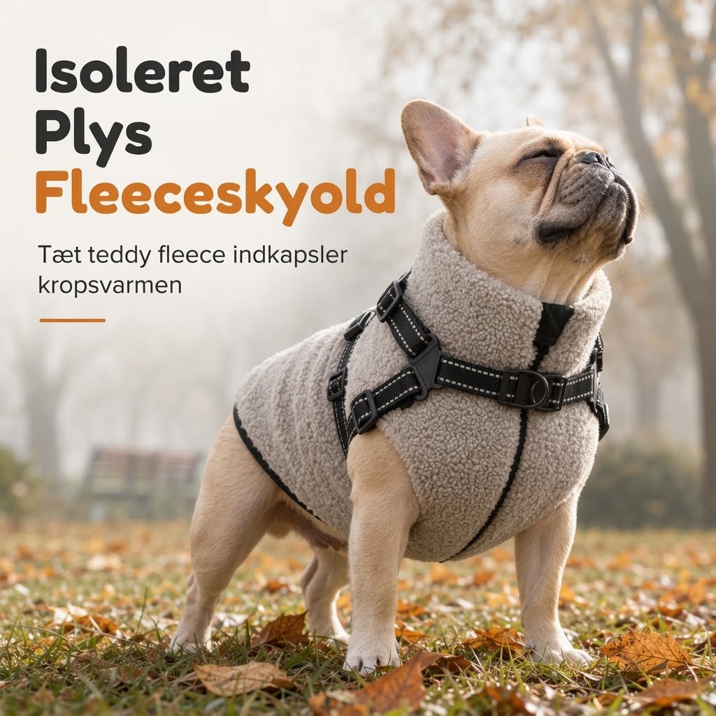 VaraLiving™ Varm Vinterfrakke til Hunde med Refleksstriber – Til Små og Mellemstore Hunde
