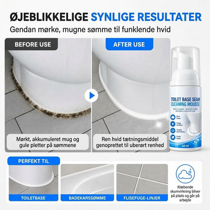 OmniLiving™ Badeværelse Fuge- og Rengøringsmousse | Skummende Pletfjerner til Fuger