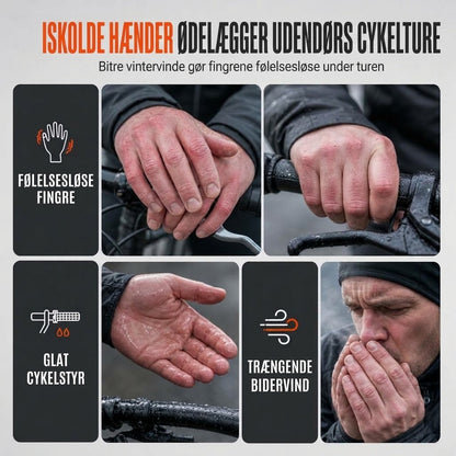 VaraLiving™ Varme Vinterhandsker – Vandtætte og Vindtætte Handsker med Touchscreen til Cykling og Skiløb