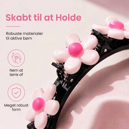OmniLiving™ Tegneserie Hårbøjle med Flette-Clips til Piger | 13 Søde Designs