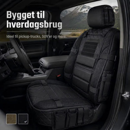 VaraPro™ Taktisk Sædeovertræk til Lastbil og Pickup – Slidstærkt Vandtæt Overtræk med MOLLE Opbevaring og Komfortabel Rygstøtte