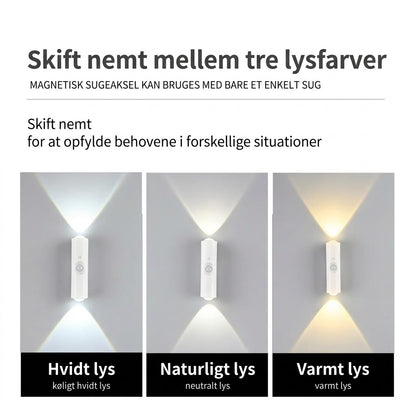 VaraLiving™ Opladelig Bevægelsessensor LED Lampe med Magnetisk Design