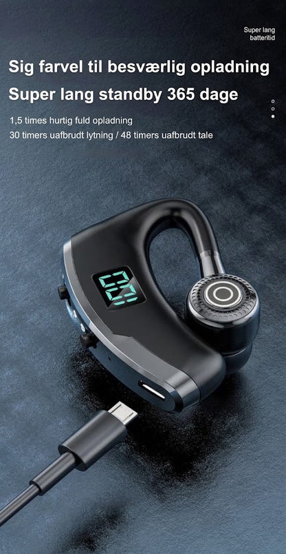 VaraTech™ Trådløse Ear-Hook Bluetooth Hovedtelefoner med LED Digital Display – Ergonomiske Sportshovedtelefoner med Lang Batterilevetid