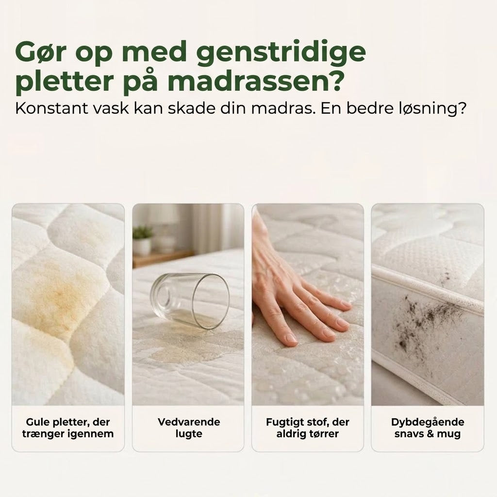 OmniLiving™ Tørskumrenser til Madrasser | Vandfri Pletfjerner & Odørfjerner