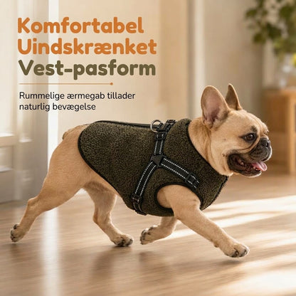 VaraLiving™ Varm Vinterfrakke til Hunde med Refleksstriber – Til Små og Mellemstore Hunde