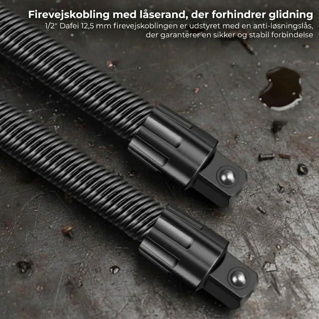OmniLiving™ Fleksibel Bit-Forlænger til Trange Steder | 360° Bøjelig Aksel til Boremaskine