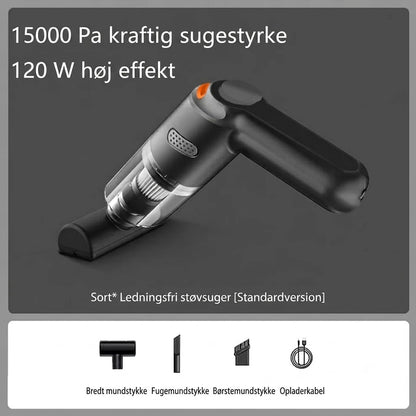 Kraftfuld Ledningsfri Bilstøvsuger | Kompakt & Høj Sugeevne