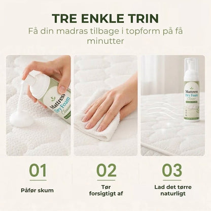 OmniLiving™ Tørskumrenser til Madrasser | Vandfri Pletfjerner & Odørfjerner
