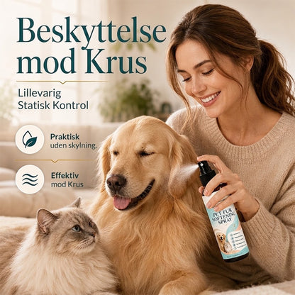 PureVal™ Mild Pels-Detangler & Antistatisk Spray | Skånsom Pelspleje til Hund & Kat